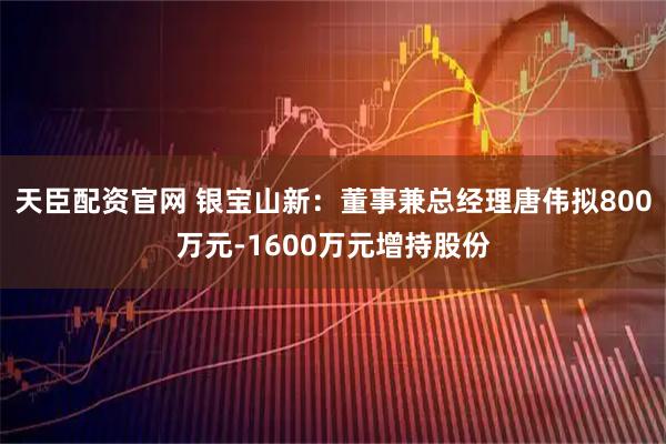天臣配资官网 银宝山新：董事兼总经理唐伟拟800万元-1600万元增持股份